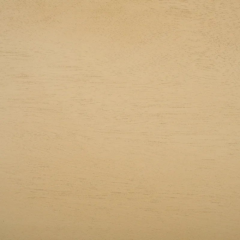 Bureau 2 tiroirs avec détails nervurés en bois naturel, style rustique