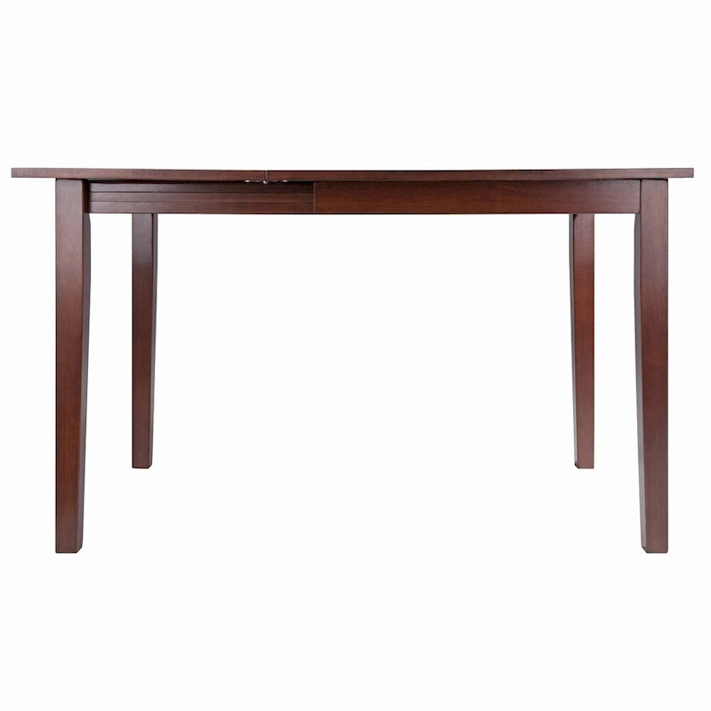 Table à manger à rallonge pliante en noyer massif