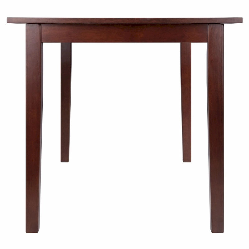 Table à manger à rallonge pliante en noyer massif